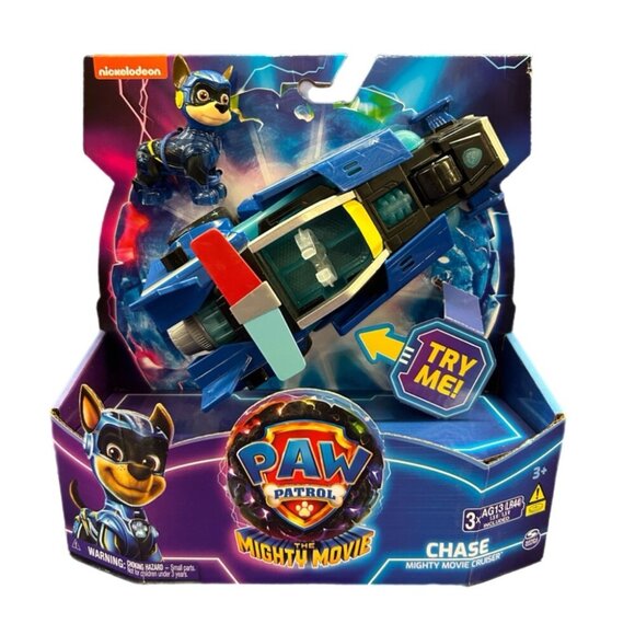 Paw Patrol The Mighty Movie Chase Mighty Movie Cruiser action figure NEW! - Picture 1 of 2